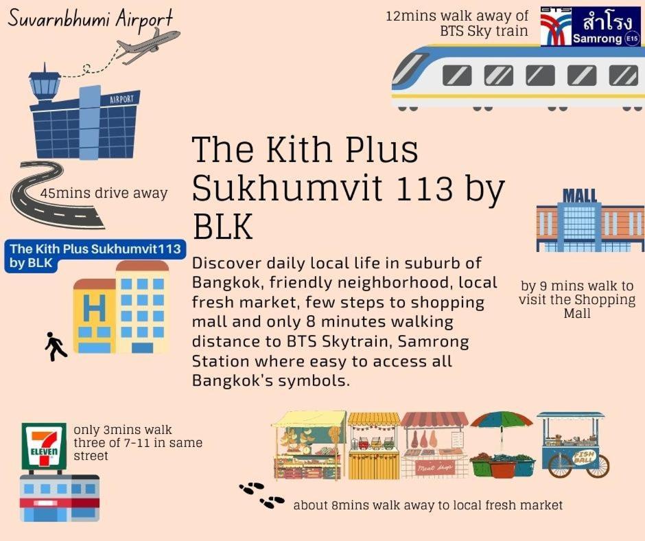 The Kith Plus Sukhumvit 113 By Blk Bangkok Kültér fotó